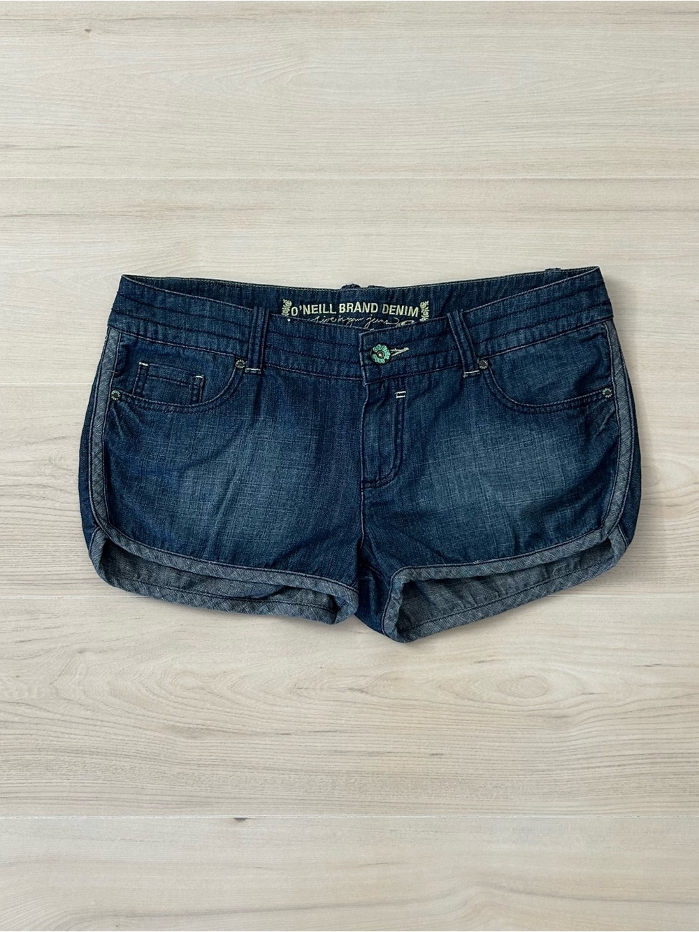 o’neill denim mini shorts
